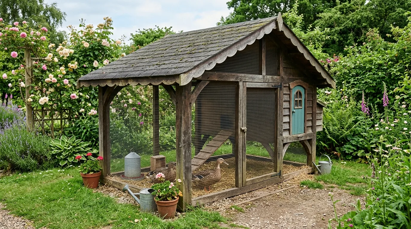 Cottage-Style Duck Coop